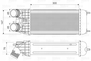 Радіаторів інтеркулер citroen opel peugeot фото №1