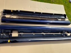 Комплект правая + левая планка пороговая порог mercedes w213 amg синий 595 фото №1