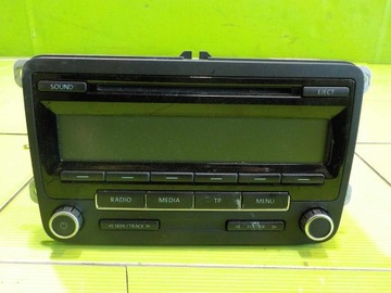 Vw golf vi 10r радіо cd 1k0035186aa фото №1