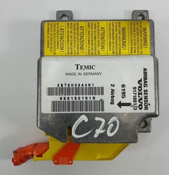 Датчик air bag подушка безопасности volvo c70 v70 850 9171881 фото №1