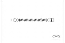 Corteco 19025761 шланг тормозной гибкий фото №1