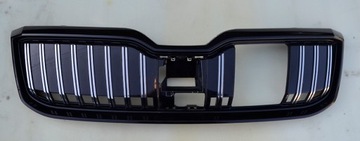 Решітка радіатора решітка skoda superb 3 рестайлінг гарна 3v0853653j фото №1