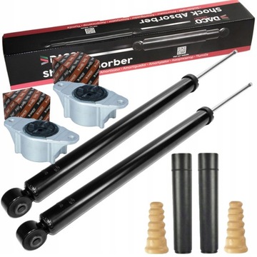 2x амортизатор зад + захисні накладки відбійники подушки ford c -max focus ii mk2 hb фото №1