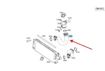 Труба шланг интеркулер дизель mercedes sprinter w906 907 оригинальный номер a9065285082 фото №1