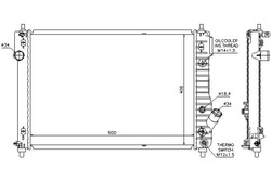 Nissens радіаторів води chevrolet aveo хетчбек 1. фото №1