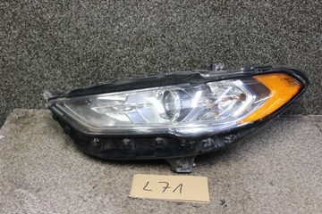 Ford mondeo fusion mk5 рестайлінг 17- лампа ліва перед передня лінза bez led фото №1