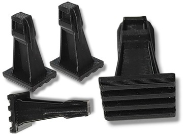 4x клипса / штифт накладки / планки заднего порога master iii, movano, nv400 фото №1