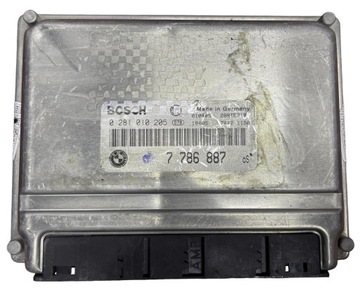 Блок управления bmw e46 0281010205 7786887 + программирование фото №1