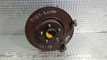 Поворотный кулак правый перед 3m51-3k170-bf ford focus mk2 c max mk1 volvo v50 s40 фото №1