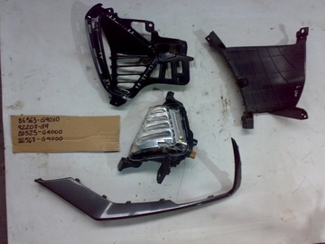 Genesis g70 17-21 галоген лівий поворотник рамка планка впуск ліва сторона фото №1