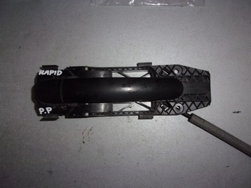 Ручка дверь skoda rapid правый перед фото №1