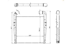 Nrf інтеркулер висока кабіна scania 4 dc11.01-d фото №1