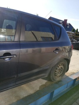 Стекло дверь зад левая 5k kia ceed 07-12 фото №1