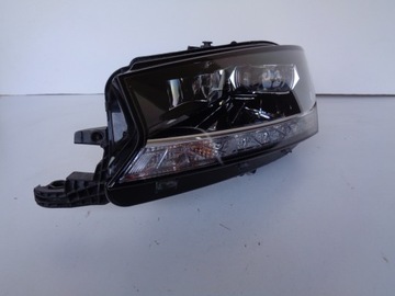 Лампа левая фара skoda fabia iii 3 6v 6v0 18- рестайлинг полный led фото №1