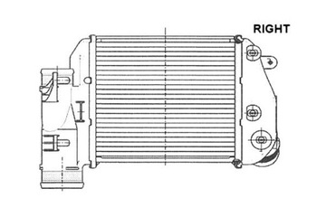 Nrf інтеркулер vw a6 2,7-3,0tdi права сторона номер фото №1