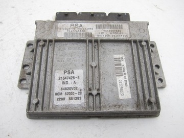 Компьютер 9646509880 9646243580 citroen peugeot фото №1