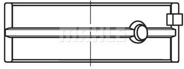 Вкладиші gł. vw 1.0/1.3/1.4 std фото №1