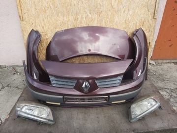 Renault scenic ii бампер капот крило фара лампа фото №1