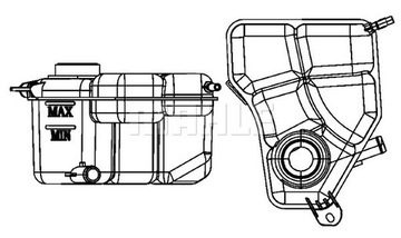 Бачок расширительный ford фото №1