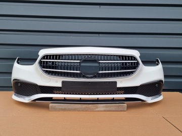 E клас w213 рестайлінг 20- бампер перед оригінал c275 фото №1