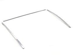 Audi 80 b2 планки декоративний двері праві зад хром фото №1