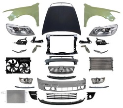 Octavia 08-13 перед капот лампа бампер крило фото №1