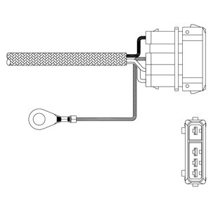 Датчики лямбда delphi es11010-12b1 фото №1