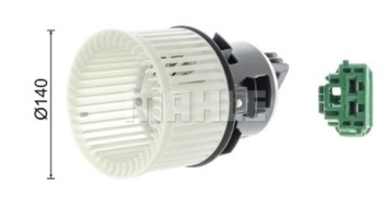 Вентилятор повітродувка інтер'єру - peugeot 308 ii 508 ii - 1610497180 фото №1