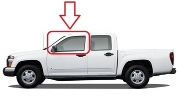 Chevrolet colorado gmc canyon 04-12r скло бокова двері передніх лівих фото №1
