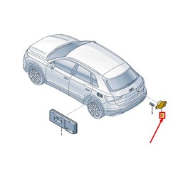 Audi q4 e-tron warning зуммер 5q0919279a фото №1