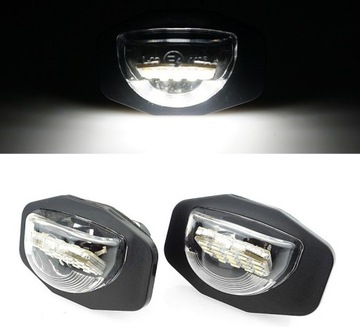 Лампочки номерного знака led toyota corolla e140 e150 07-13 фото №1