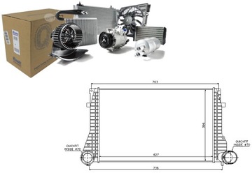 Інтеркулер seat leon toledo ii vw bora golf iv 1. фото №1
