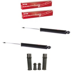 Амортизатори зад + захисні накладки відбійники citroen c4 i ii peugeot 307 фото №1