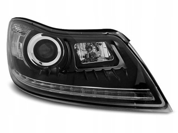 Лампи do skoda octavia ii 09-12 led денні drl фото №1