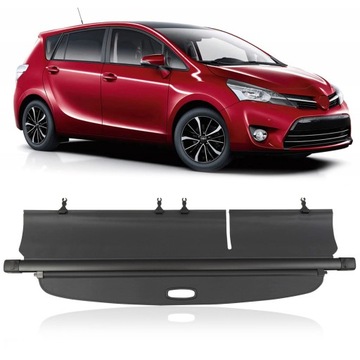 Toyota verso 2009-2018 ролета багажника чорна фото №1