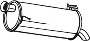 Глушитель конечный bosal 165-037 фото №1