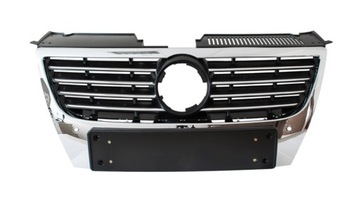 Volkswagen passat b6 2005-2010 решітка решітка радіатора хром нова датчики заглушки pdc фото №1