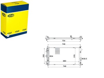 Радиаторов магнит marelli фото №1
