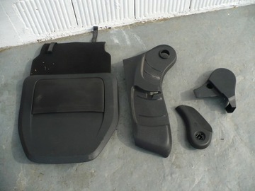 Nissan qashqai j11 защита планка сиденья пластик фото №1