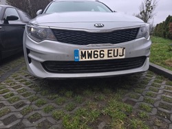 Бампер переднє перед optima 4 iv 16r abp wk срібний w колір фото №1