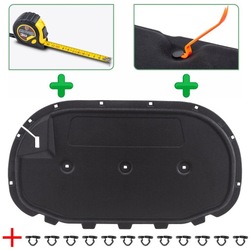 Шумоизоляция капота 3g0863831a volkswagen passat b8 3g 2014-2022 фото №1