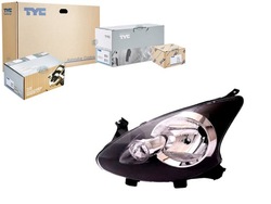 Фара h4 электрический цвет вкладыш: хромированный фото №1