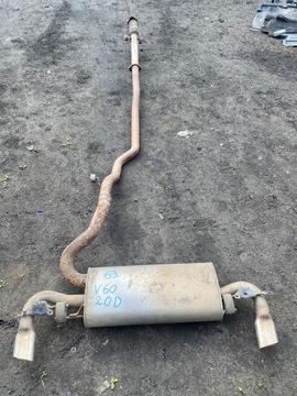 63 volvo v60 s60 2.0 d4 глушник вихлоп 31432881 фото №1