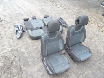 Citroen c4 ii b7 сидіння пластики ремені комплект фото №1