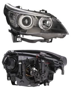 Фара главный bmw 5 e60/61 , 03-10 фото №1