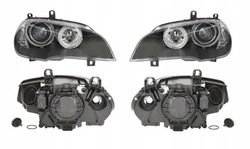 Фара лампа bmw x5 e70 06-13 лівий + правий depo фото №1