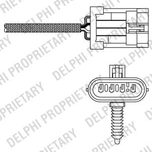 Лямбда-зонд delphi es20135-12b1 chevr aveo фото №1