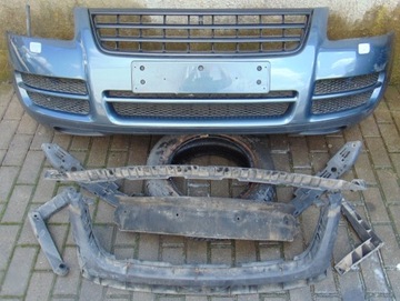 Бампер перед переднє решітка радіатора vw touareg i 7l 02r- фото №1