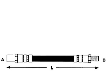 Lpr шланг тормозной t volvo c70 00- lpr фото №1