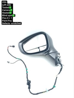 Зеркало внешние chrysler pacifica 2021 з левый сигнал поворотник фото №1